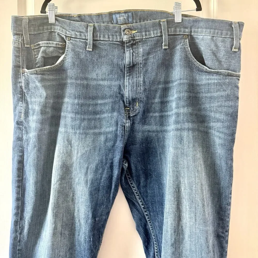 Foundry Supply Co Mens Jeans 50x32 Flex Denim Blue Straight Leg Big Tall Stretch